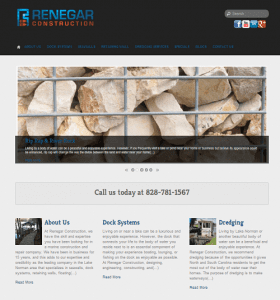renegar construction new website