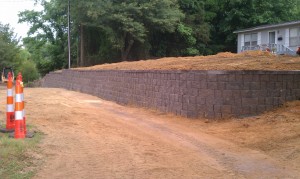 Retaining Walls, Lake Norman, NC