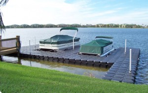 floating dock in Lake Norman