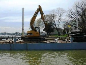 Dredging in Lake Norman