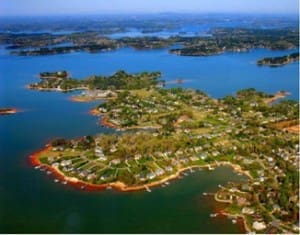 shorelines in Lake Norman