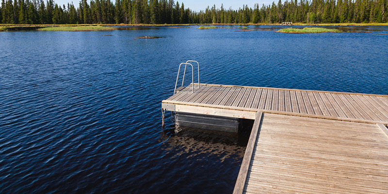installing a floating dock on your property